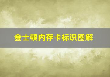 金士顿内存卡标识图解